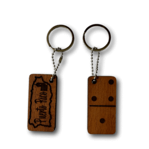 Llaveros dominos - Madera