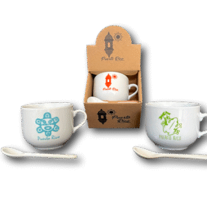 1 Taza con cucharita