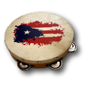 Pandereta Bandera 8"